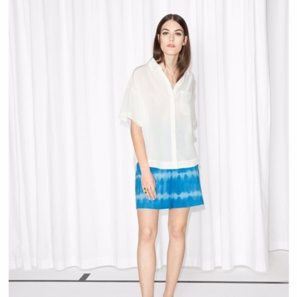 NWOT & Other Stories Tie-Dye Suede Skirt